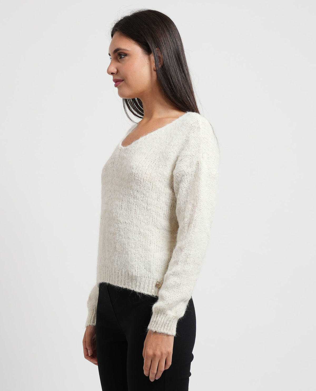 Maglione donna Denny Rose con scollo tondo 