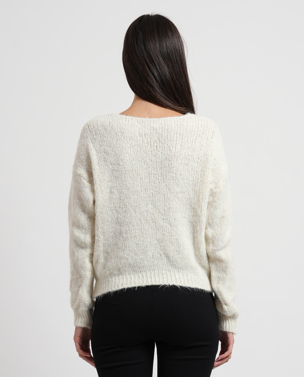 Maglione donna Denny Rose con scollo tondo 