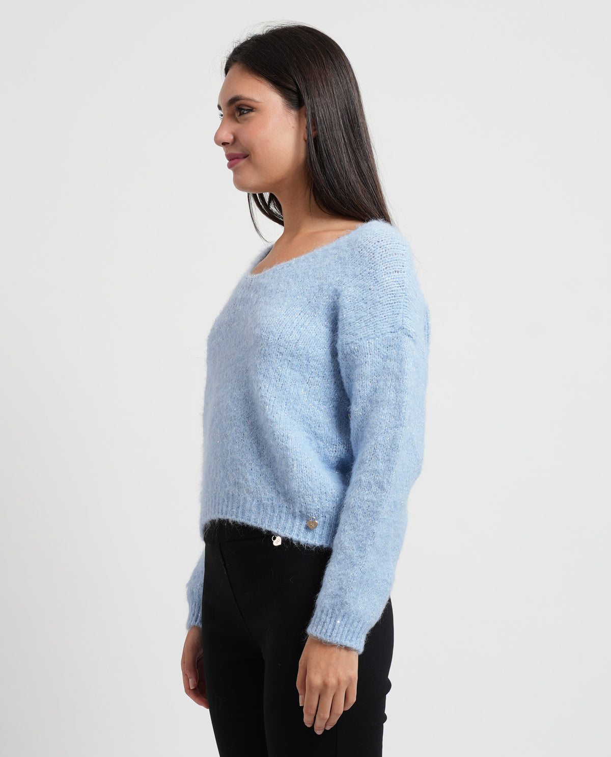 Maglione donna Denny Rose con scollo tondo 