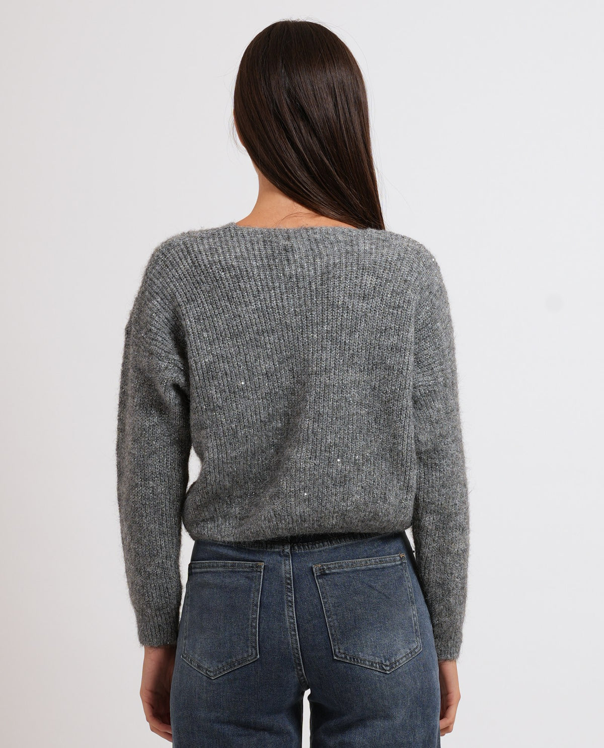 Cardigan donna Denny Rosa in misto lana 