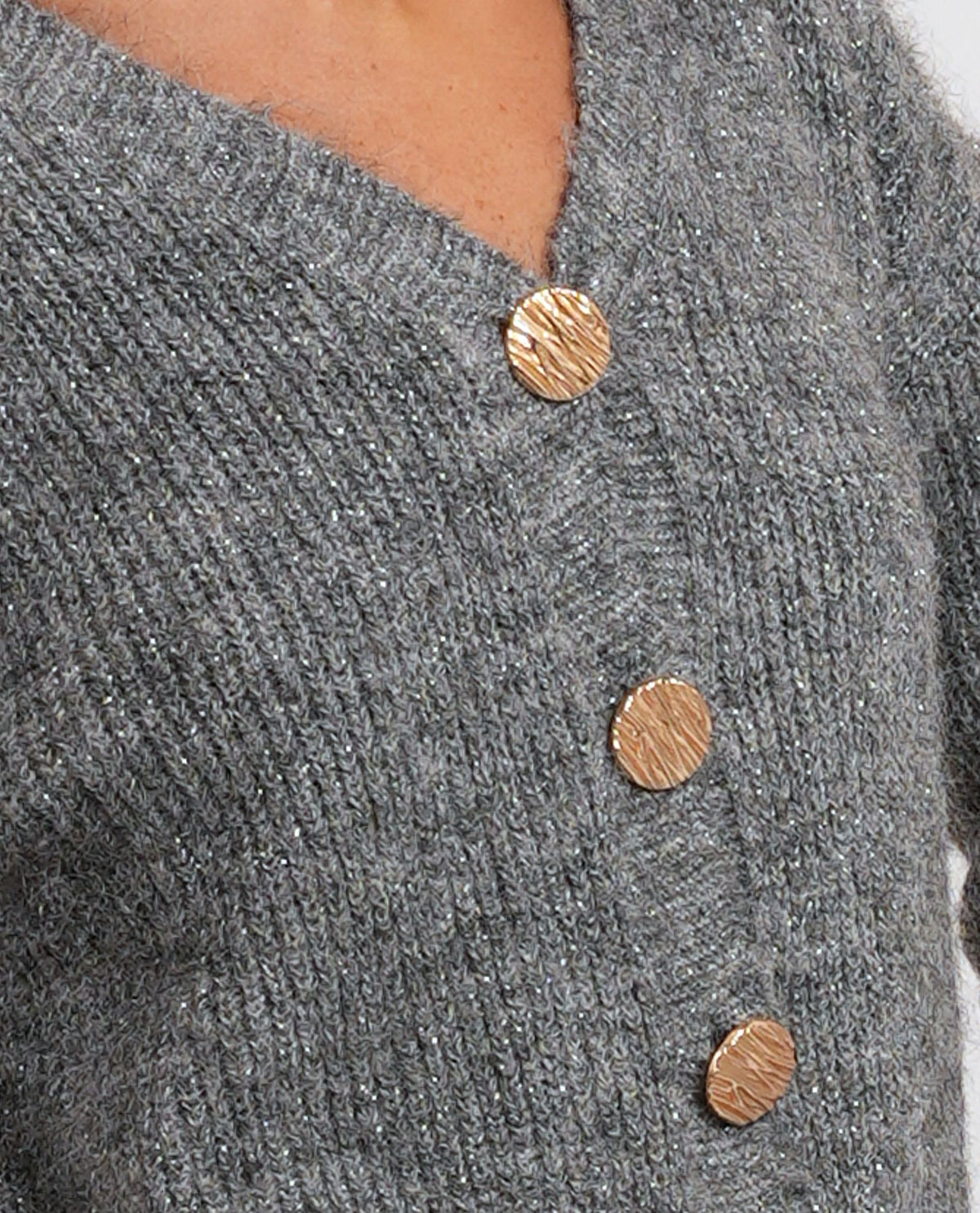 Cardigan donna Denny Rosa in misto lana 