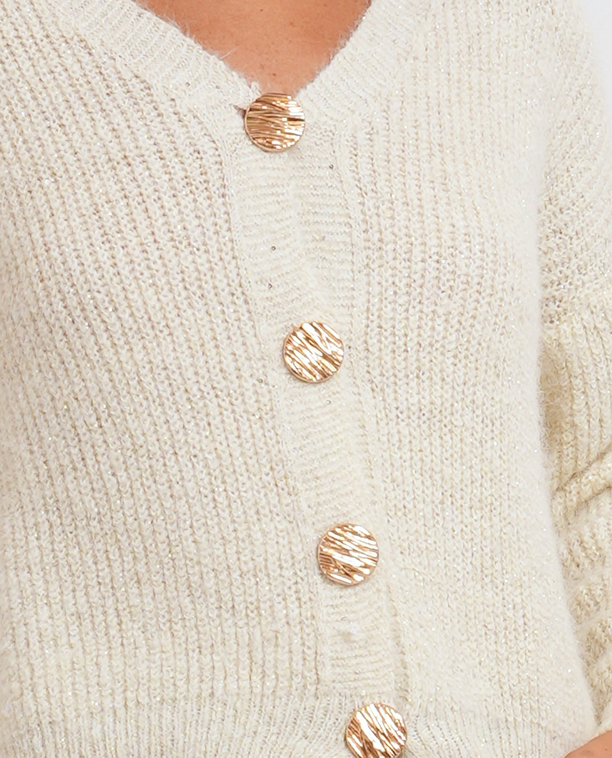 Cardigan donna Denny Rosa in misto lana 