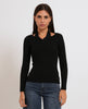 Denny Rose women's sweater with shoulder cutout