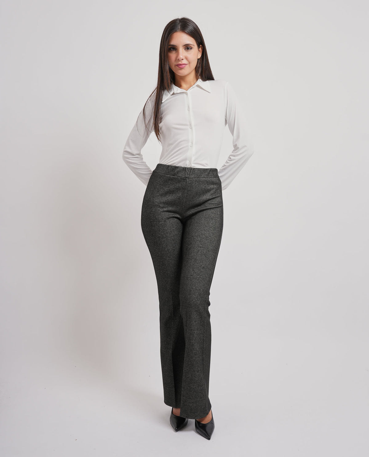 Pantaloni donna Edas con vita elasticizzata 
