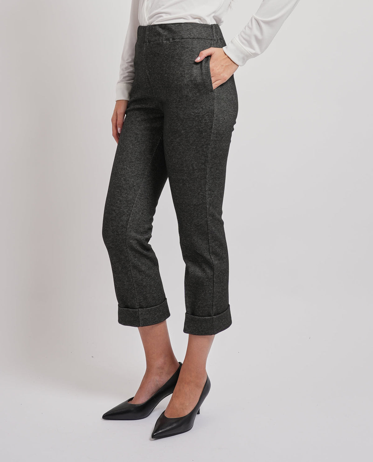 Pantalone con risvolto alto Edas donna 