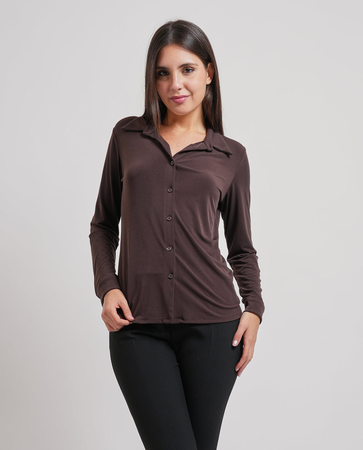Camicia donna Edas in jersey di cotone 