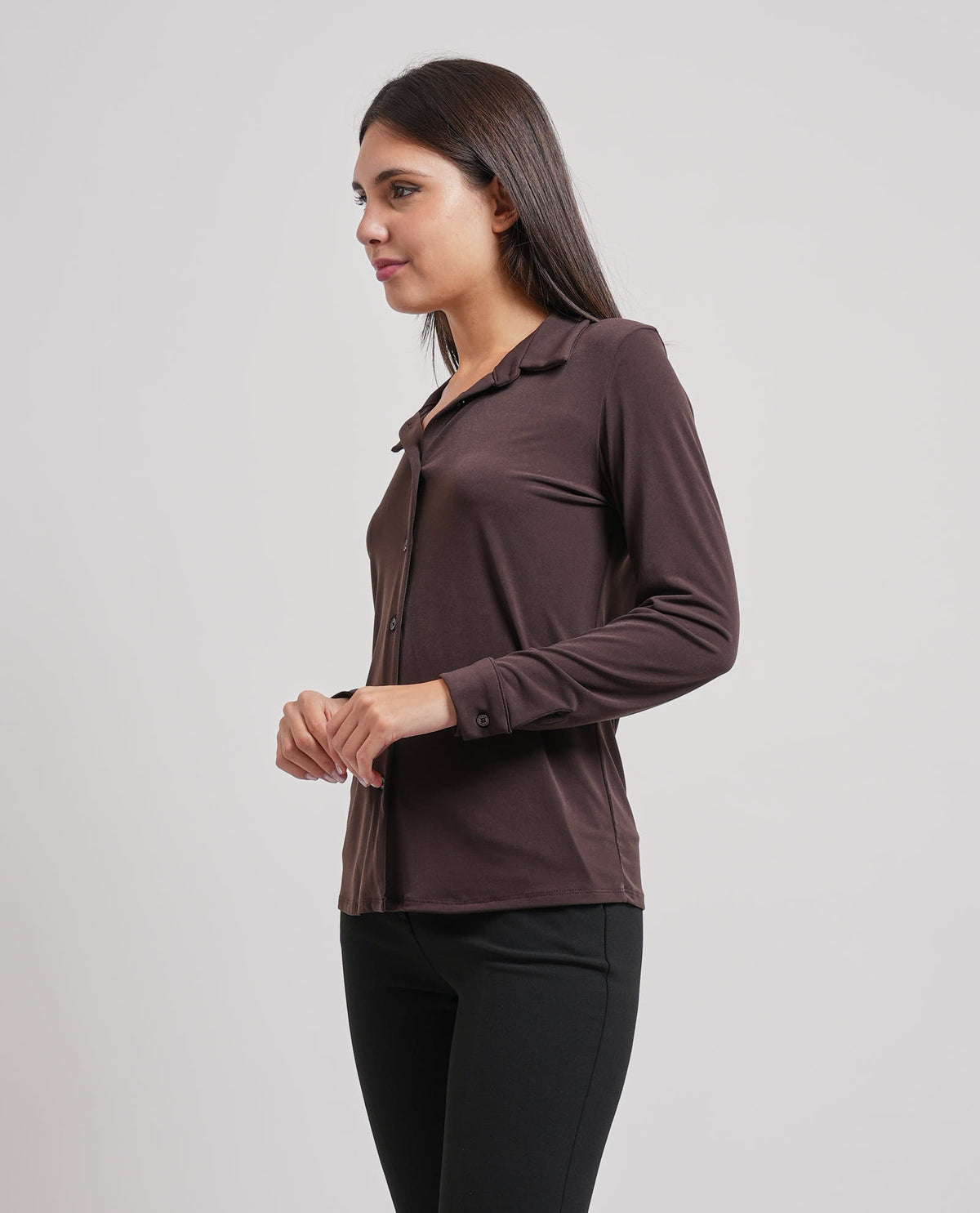 Camicia donna Edas in jersey di cotone 