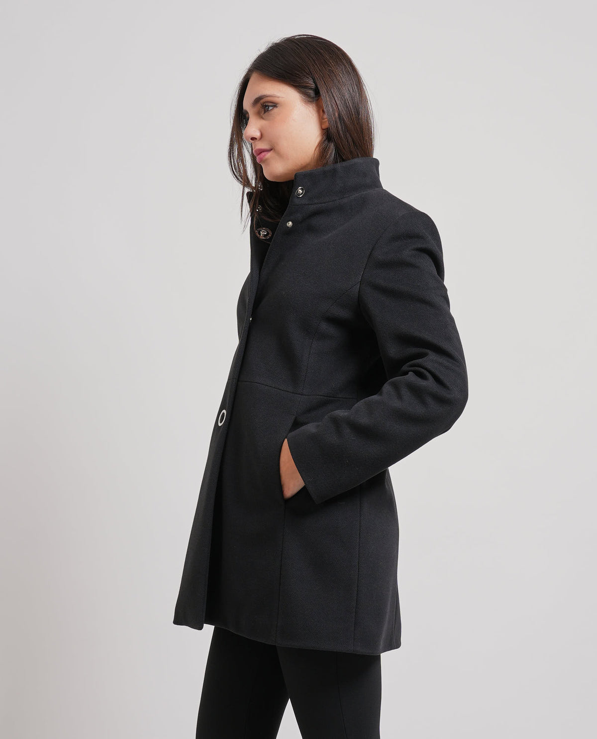 Cappotto a collo alto Edas donna 