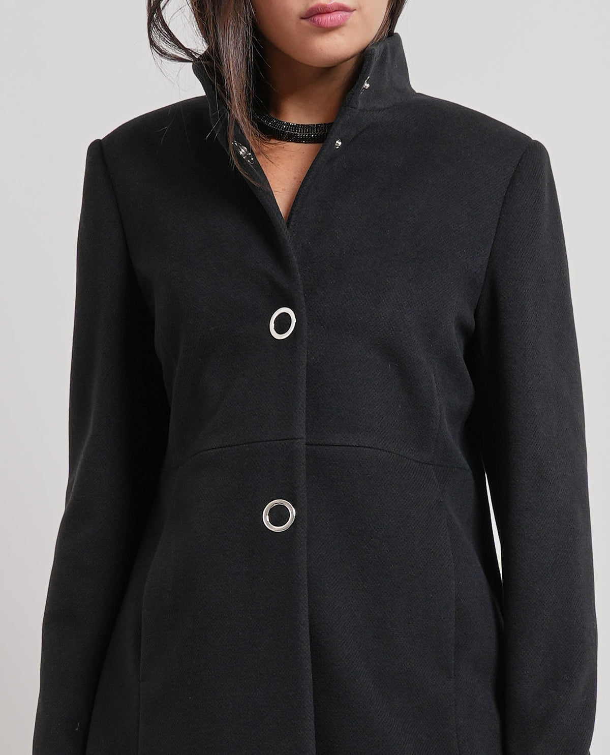Cappotto a collo alto Edas donna 