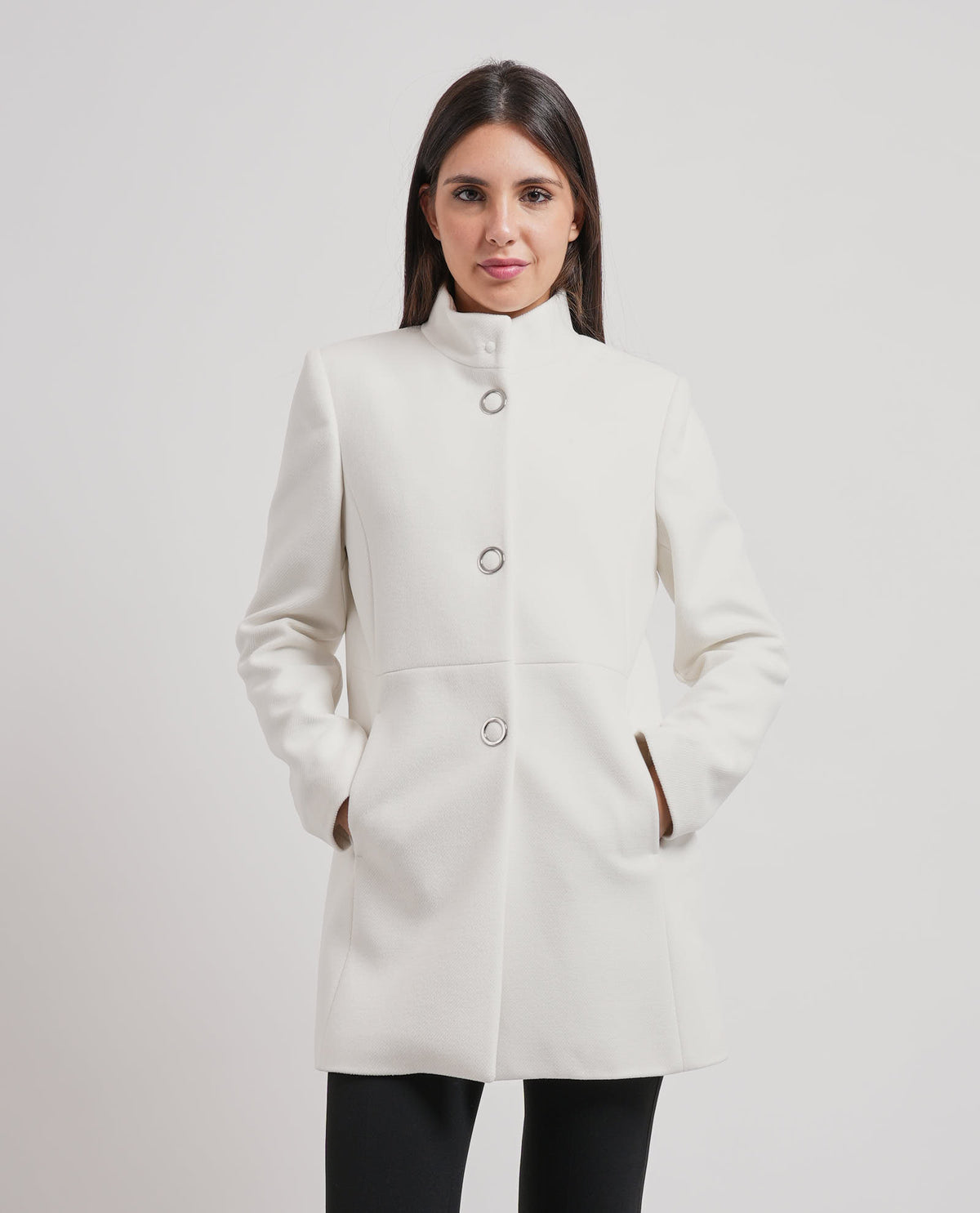 Cappotto a collo alto Edas donna 