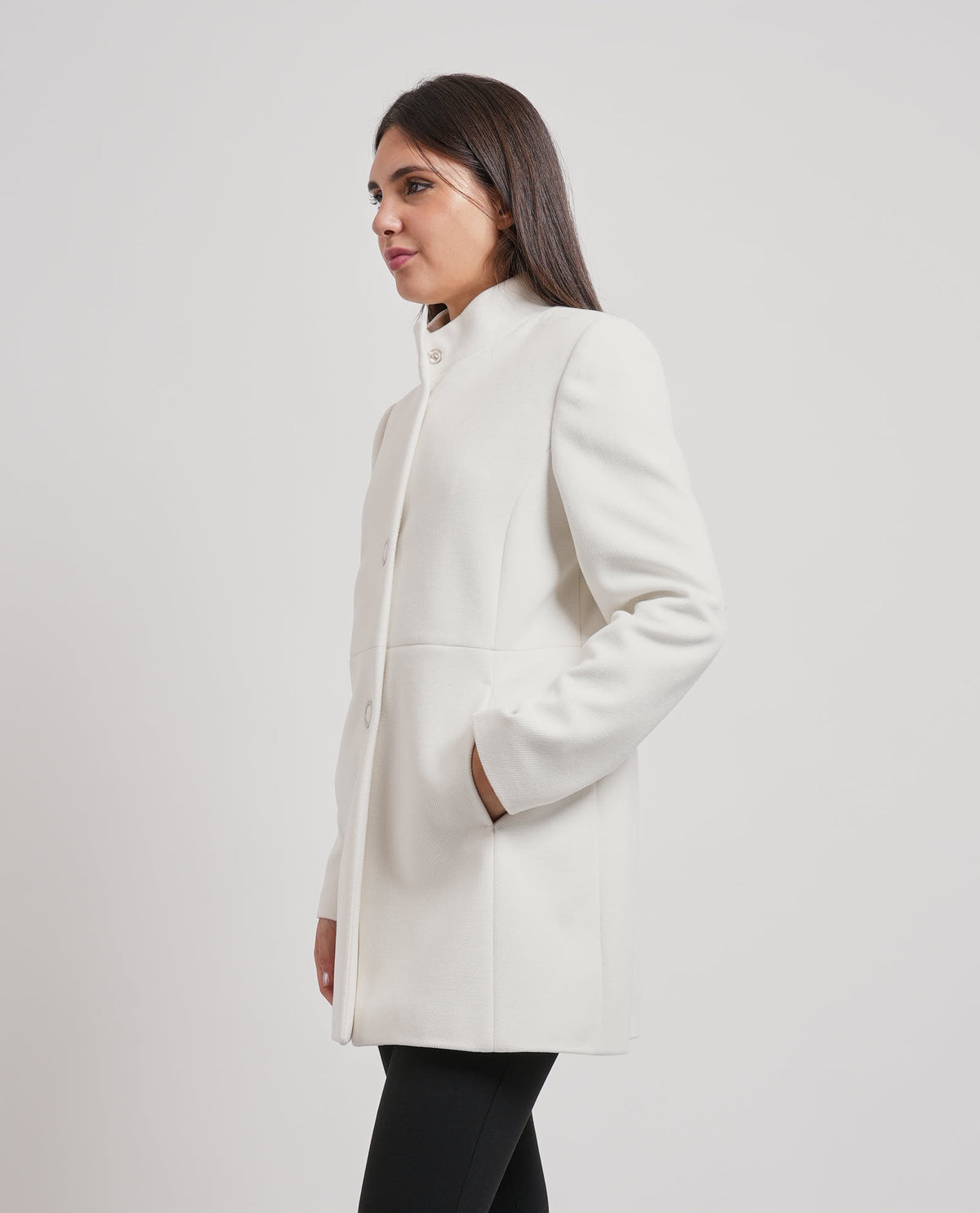 Cappotto a collo alto Edas donna 