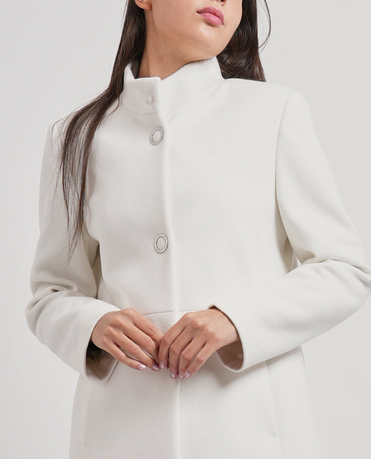 Cappotto a collo alto Edas donna 
