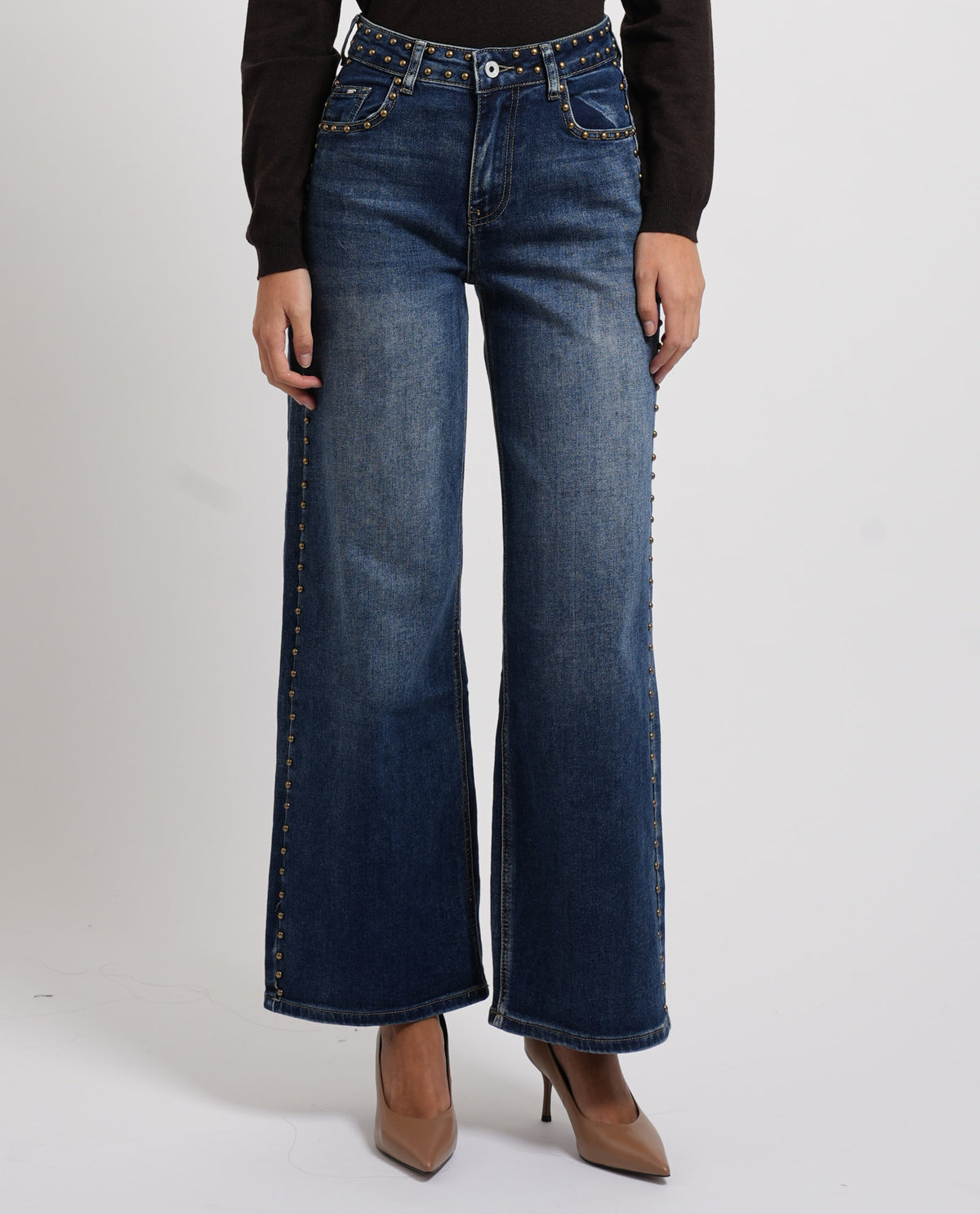 Jeans wide leg donna Edas 
