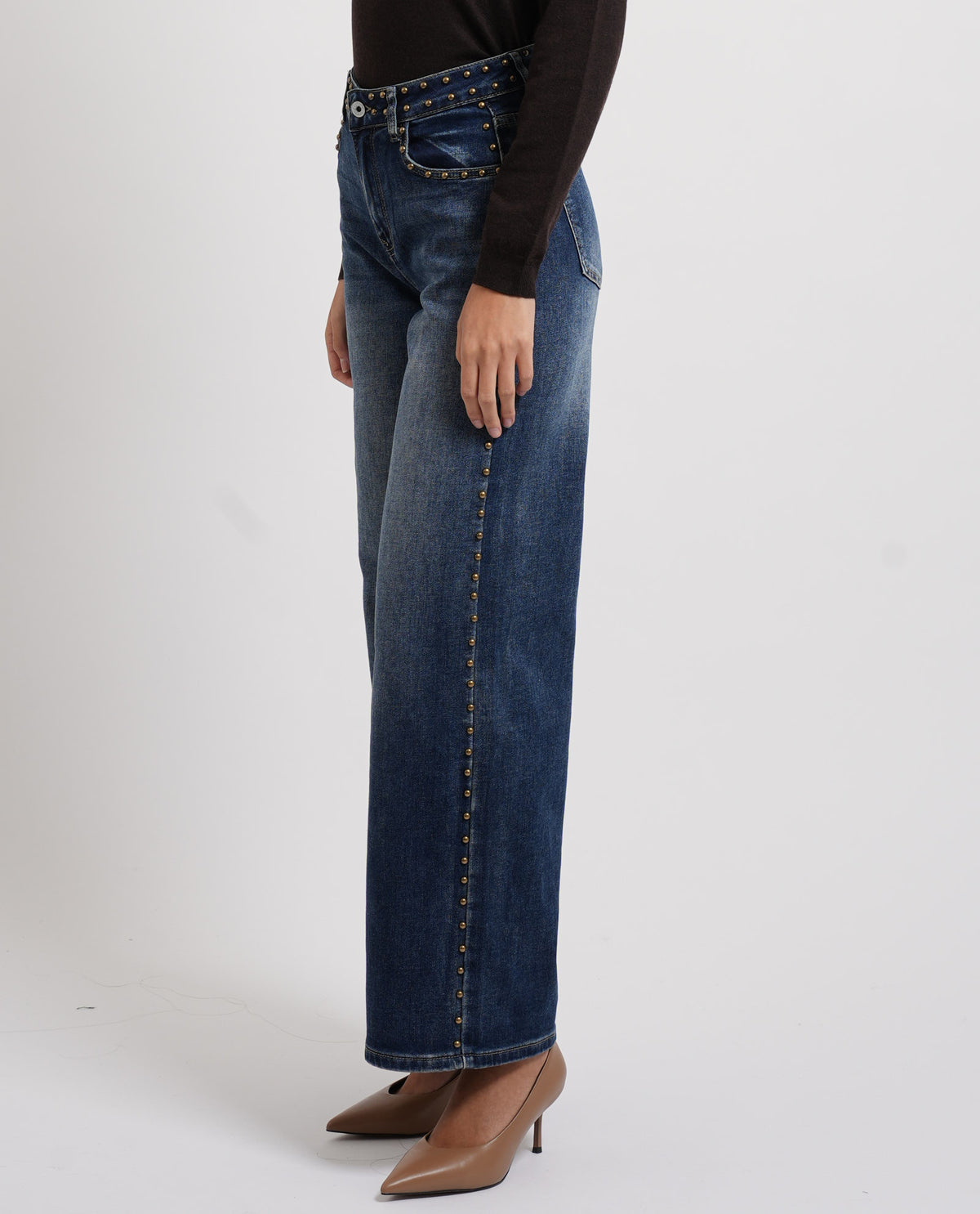 Jeans wide leg donna Edas 