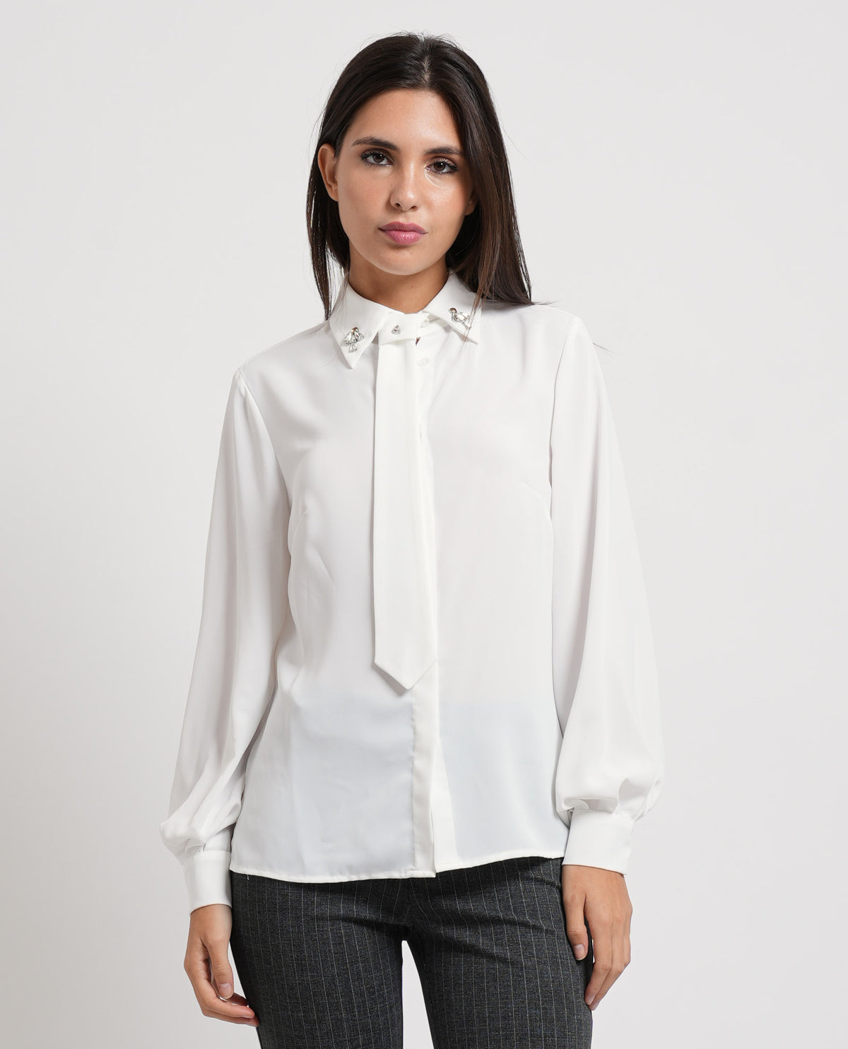 Camicia con cravatta Edas donna 