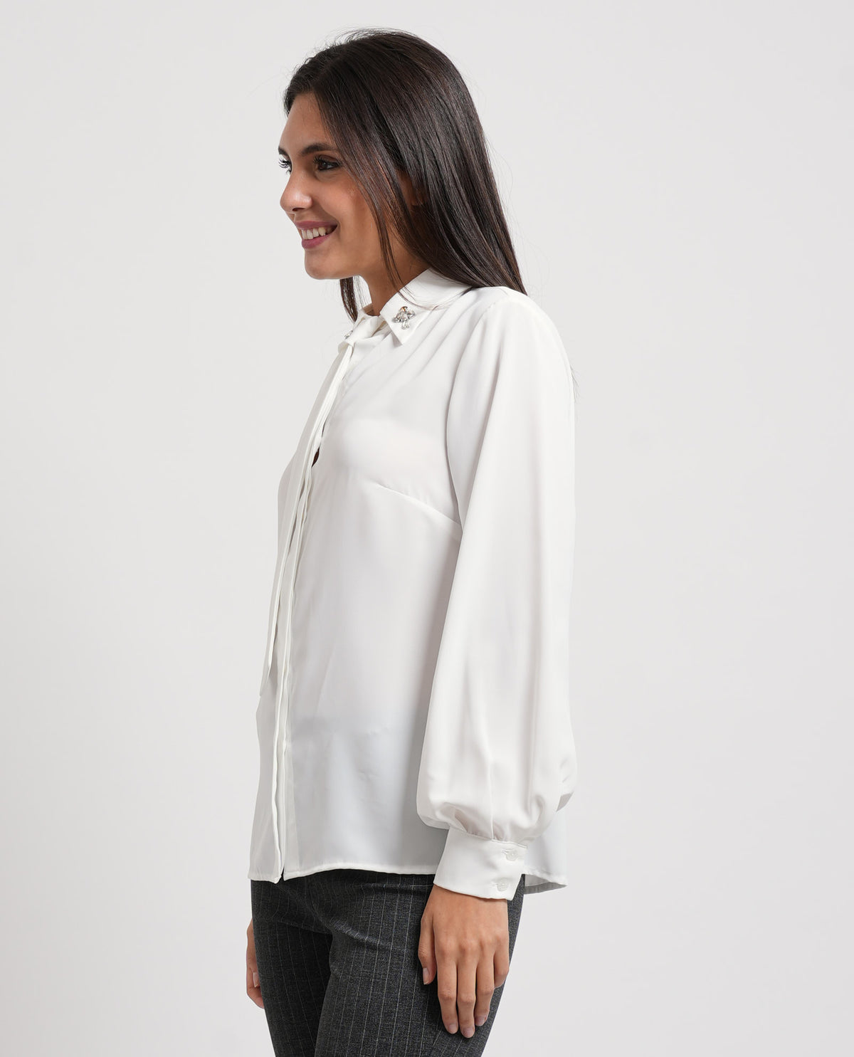 Camicia con cravatta Edas donna 