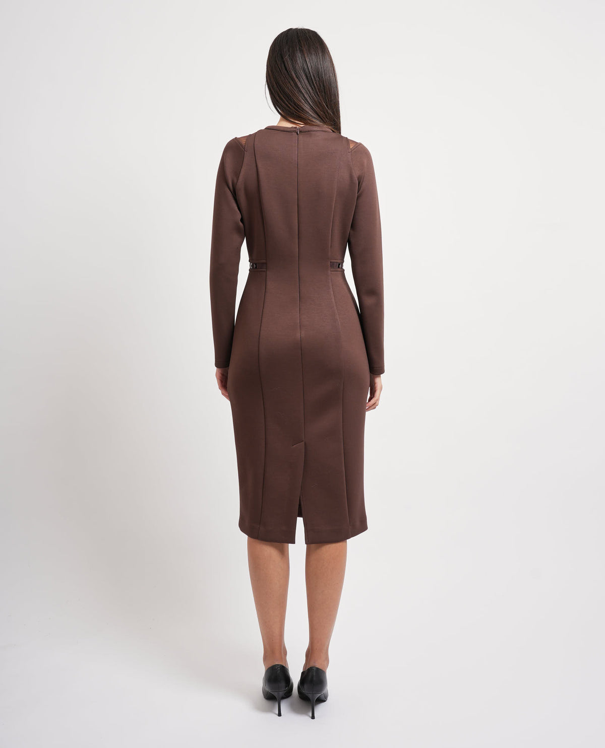 Vestito a maniche lunghe Edas con borchie 