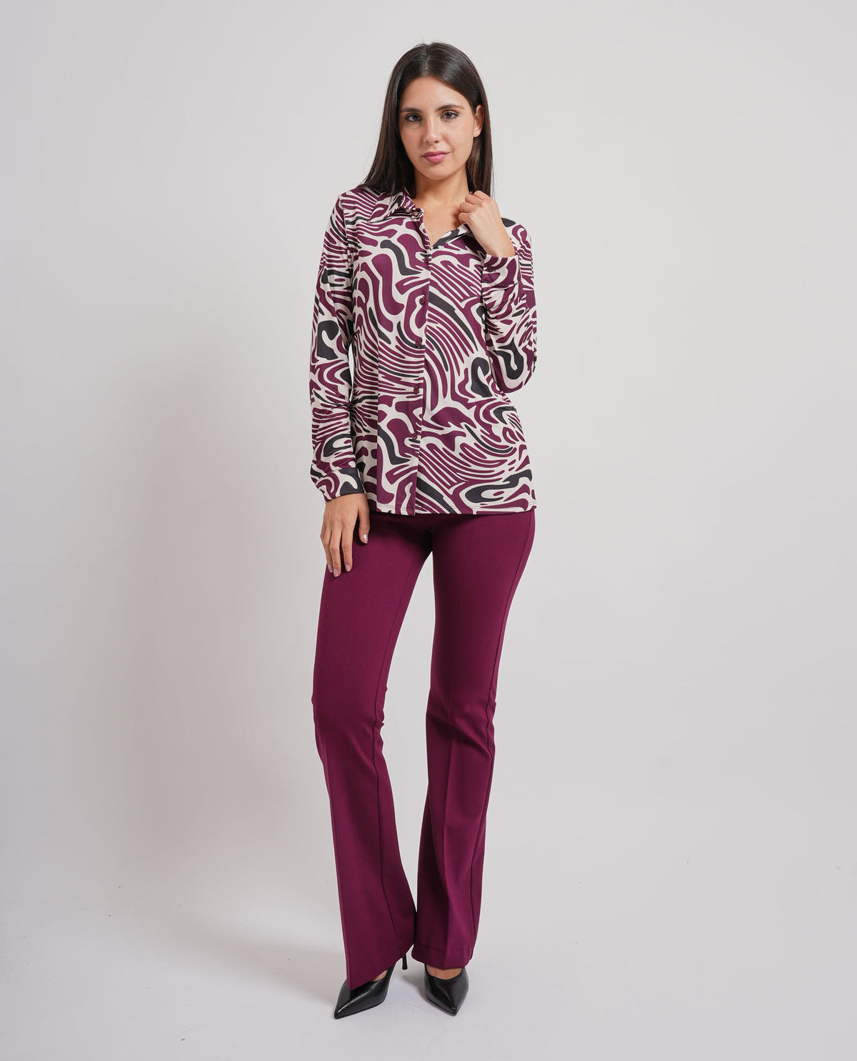 Pantalone a zampa Edas donna 