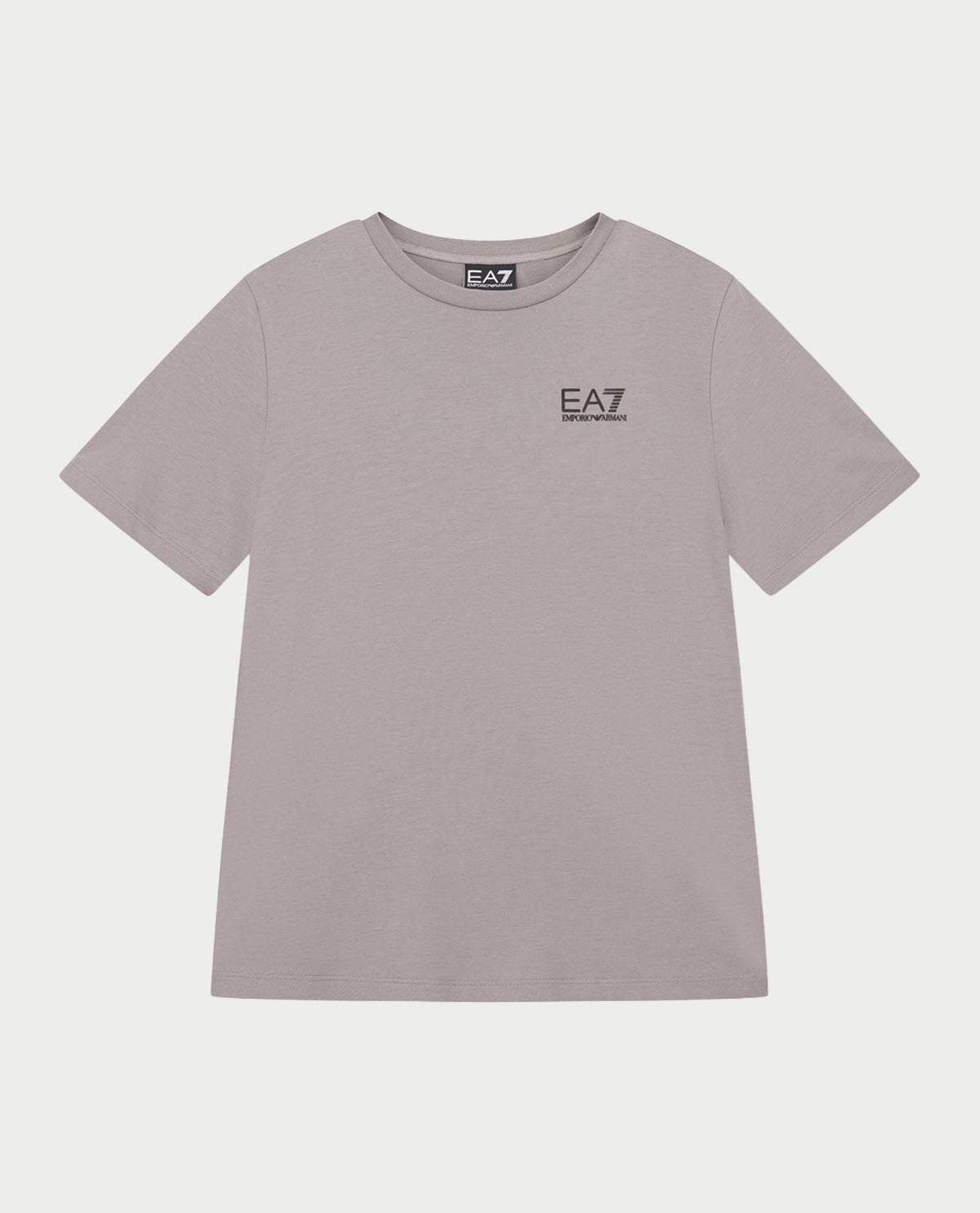 T-shirt bambino EA7 in cotone con logo 