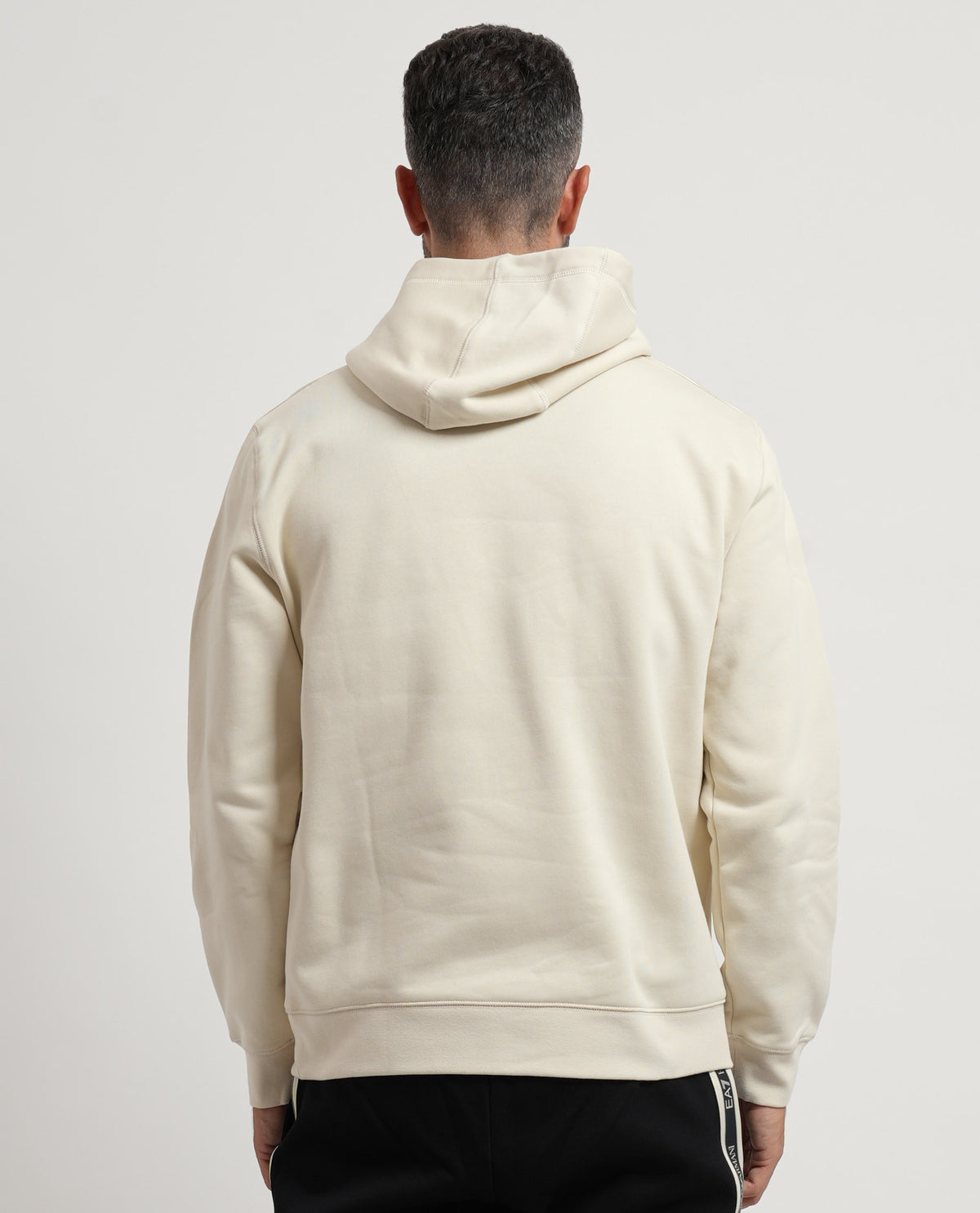 Felpa uomo EA7 con cappuccio e logo 