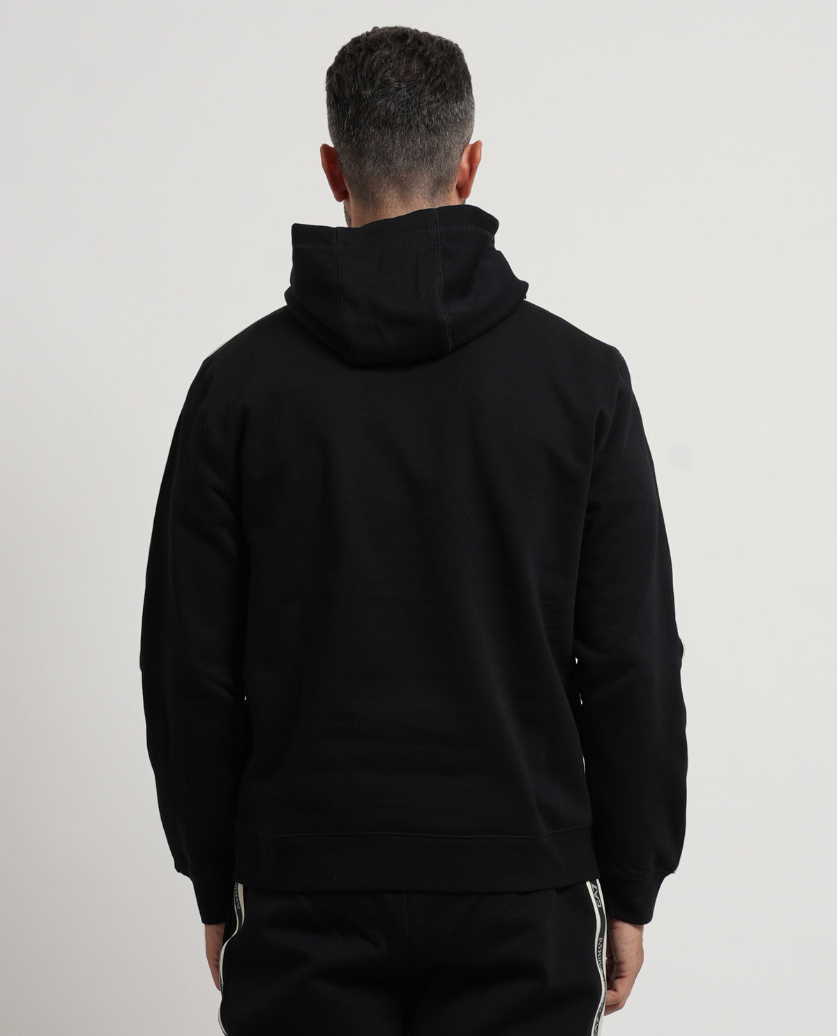Felpa uomo EA7 con cappuccio e logo 