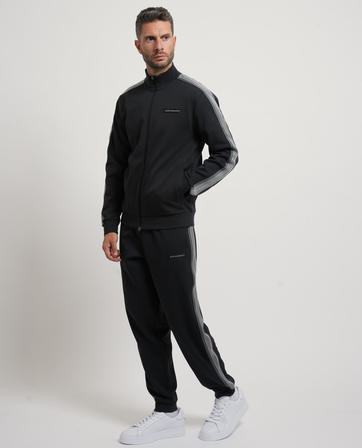 Tuta uomo Ea7 in jersey misto cotone 