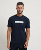 EA7 men's t-shirt with front logo
