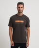 EA7 men's t-shirt with front logo