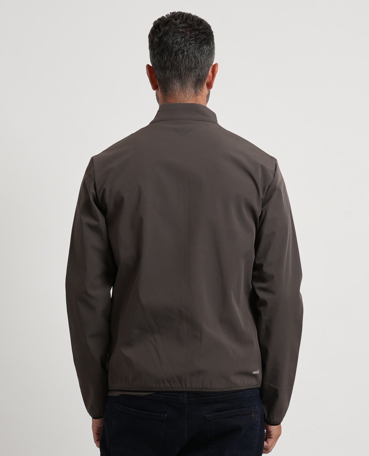 Giubbotto uomo EA7 fullzip e logo 