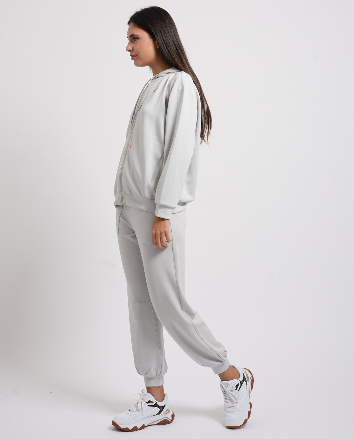 Felpa donna EA7 relaxed fit 