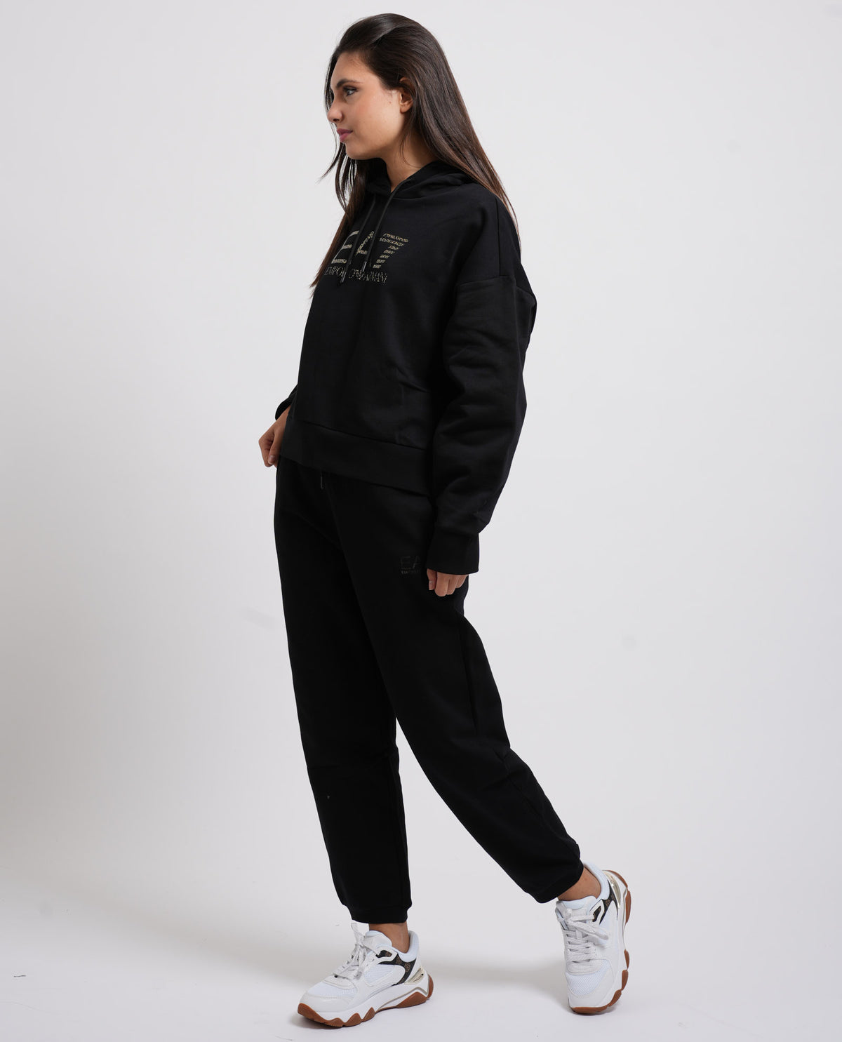 Tuta donna EA7 visibility in jersey di cotone 