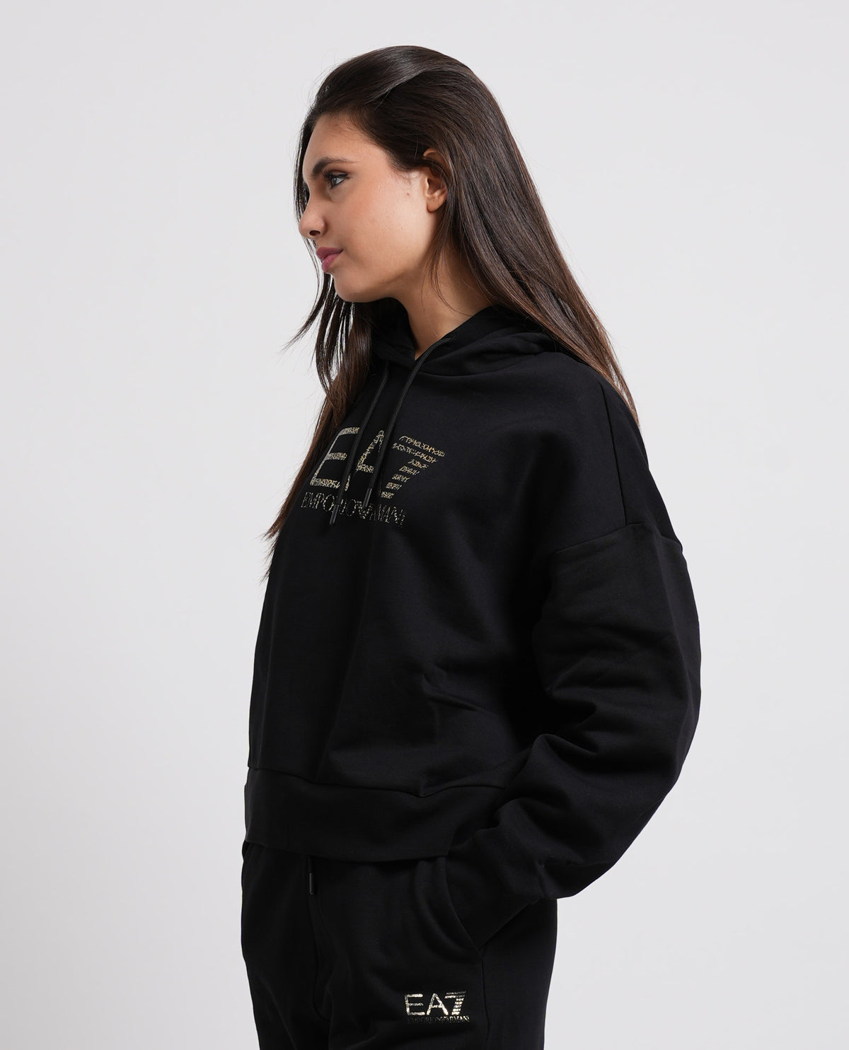 Tuta donna EA7 visibility in jersey di cotone 