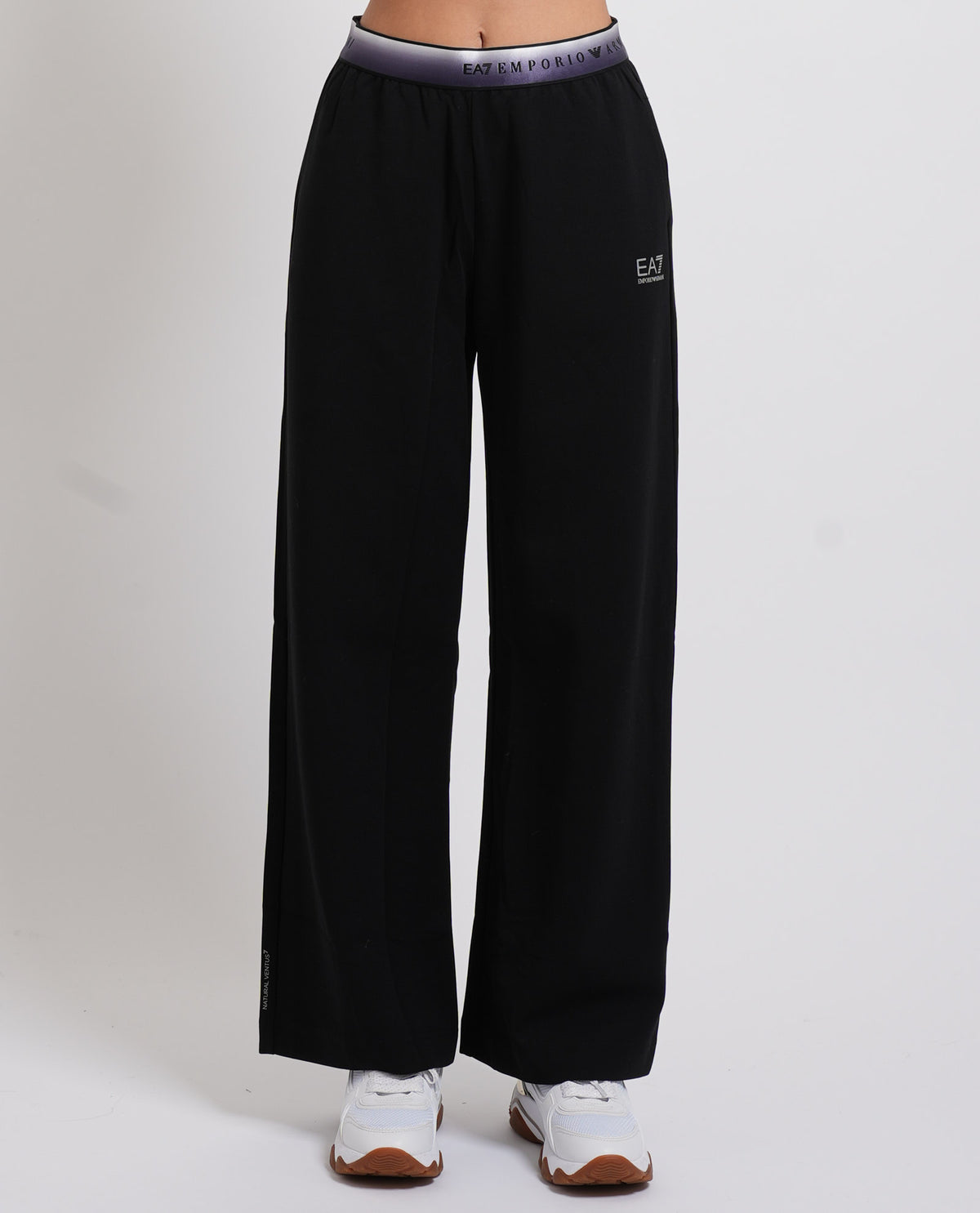 Pantaloni donna EA7 con vita elasticizzata 