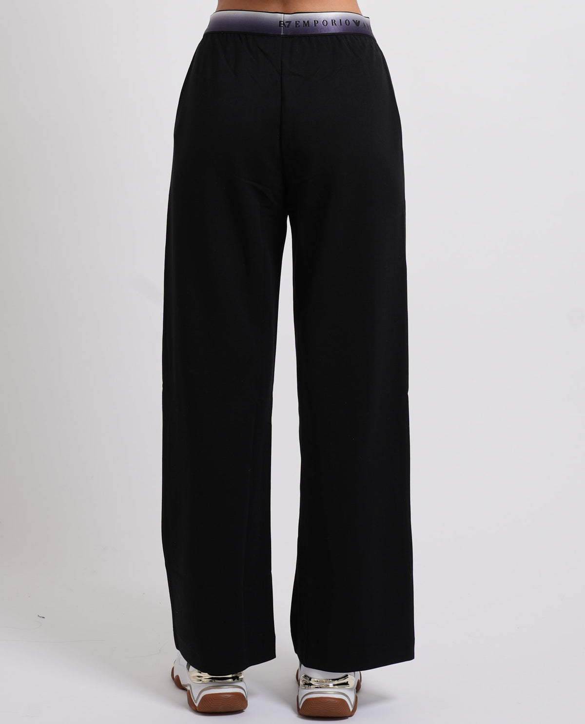 Pantaloni donna EA7 con vita elasticizzata 