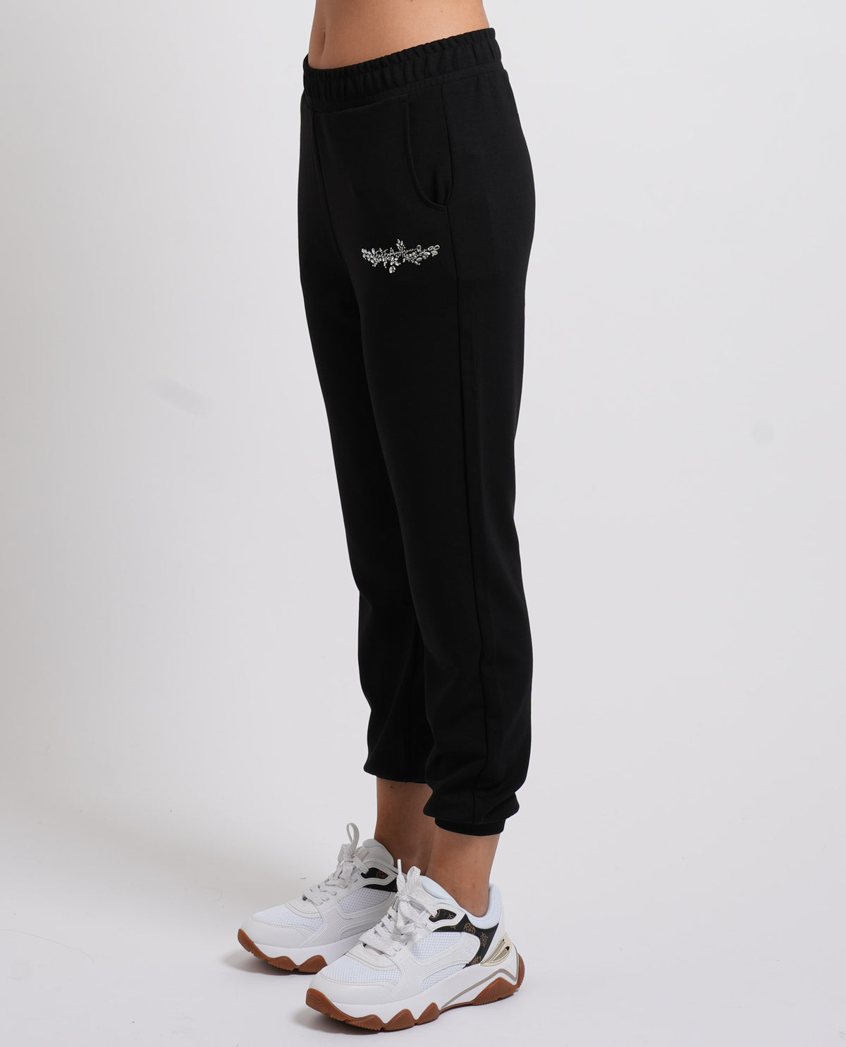 Pantaloni donna EA7 in jersey di modal 