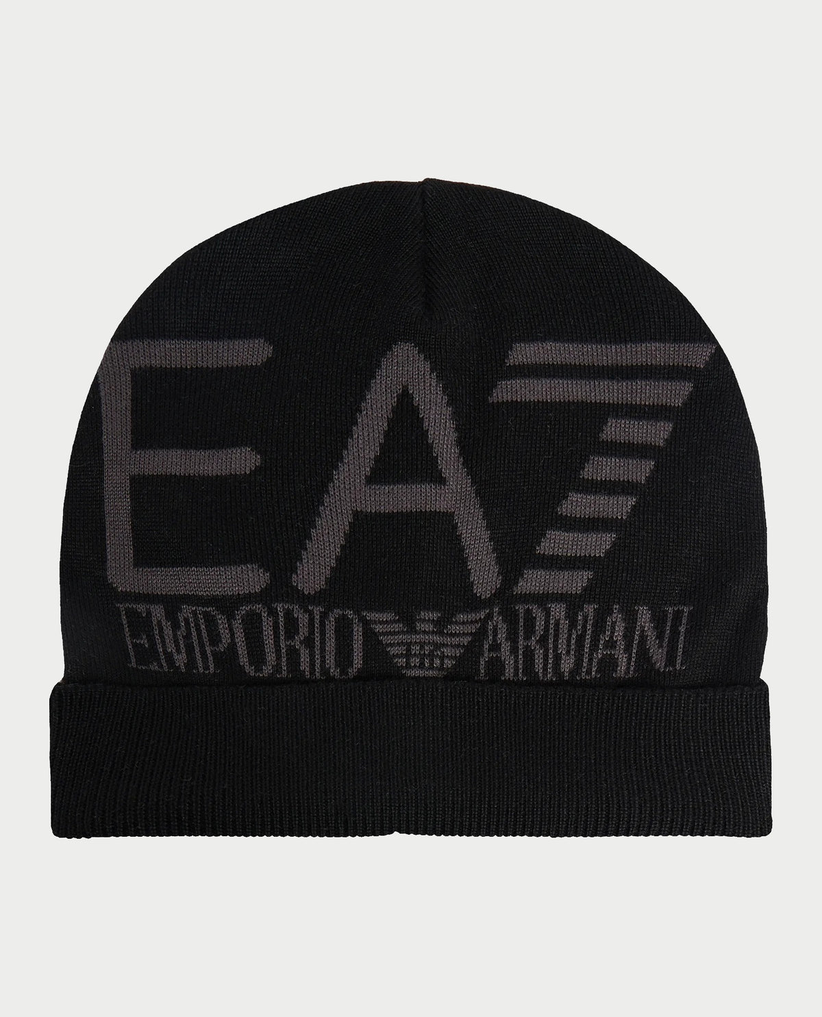 Cappello EA7 in maglia con logo 