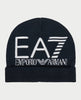 Cappello EA7 in maglia con logo