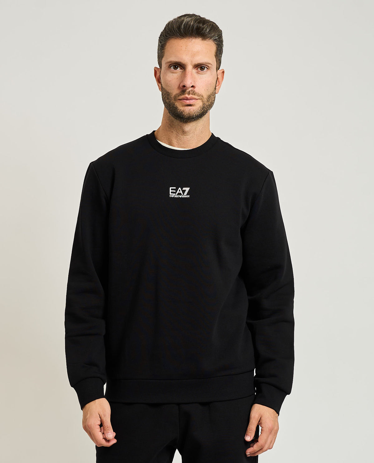 Felpa uomo EA7 basic girocollo 