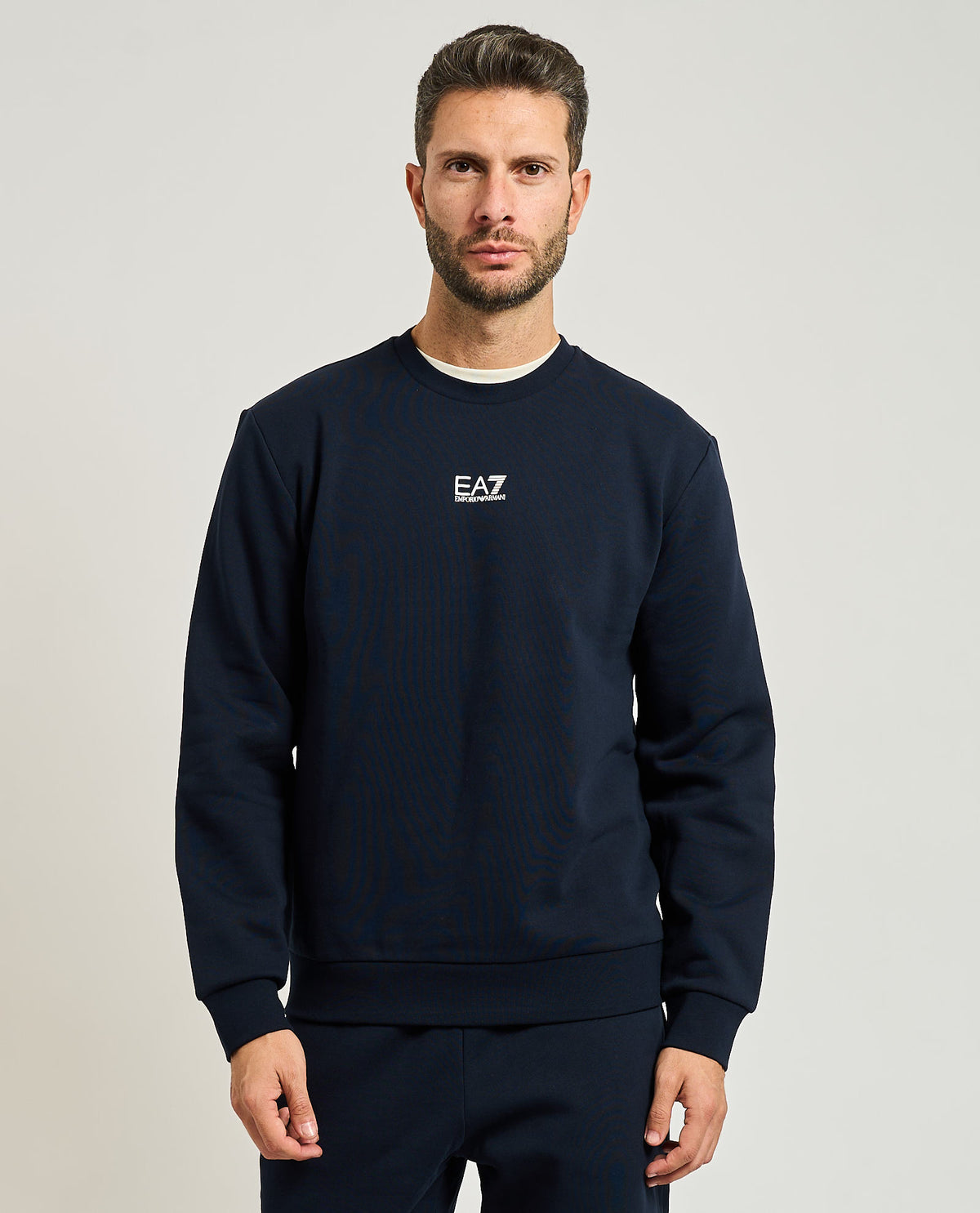 Felpa uomo EA7 basic girocollo 