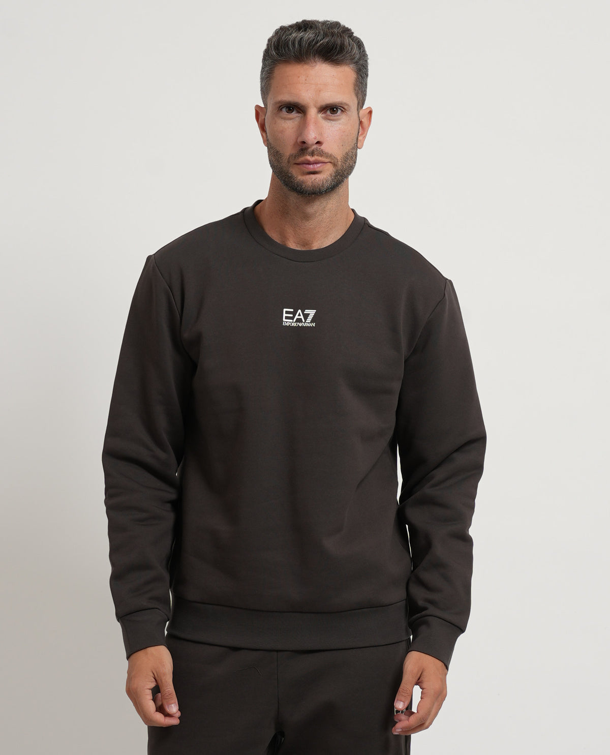 Felpa uomo EA7 basic girocollo 