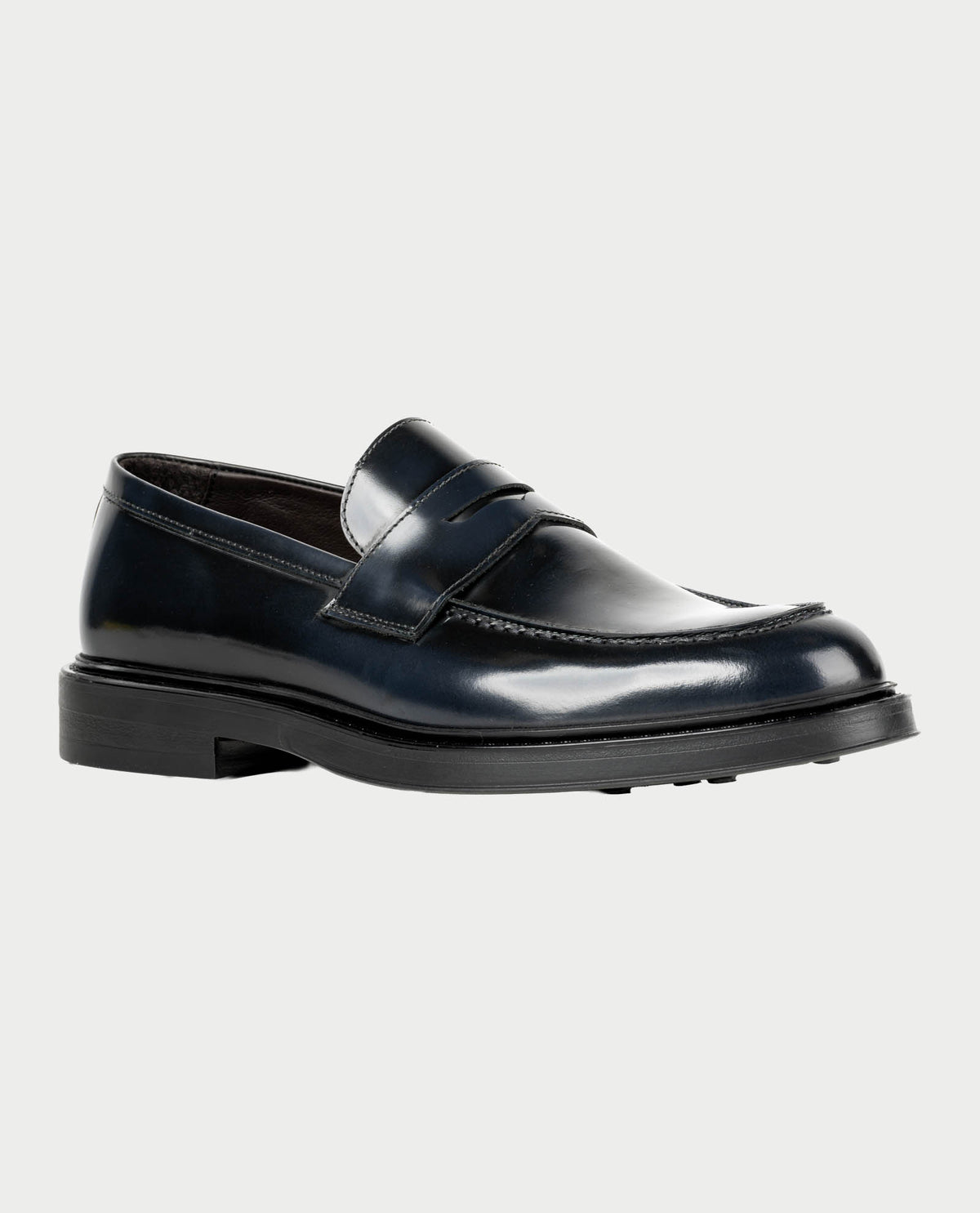Mocassini uomo Exton abrasivati in pelle 