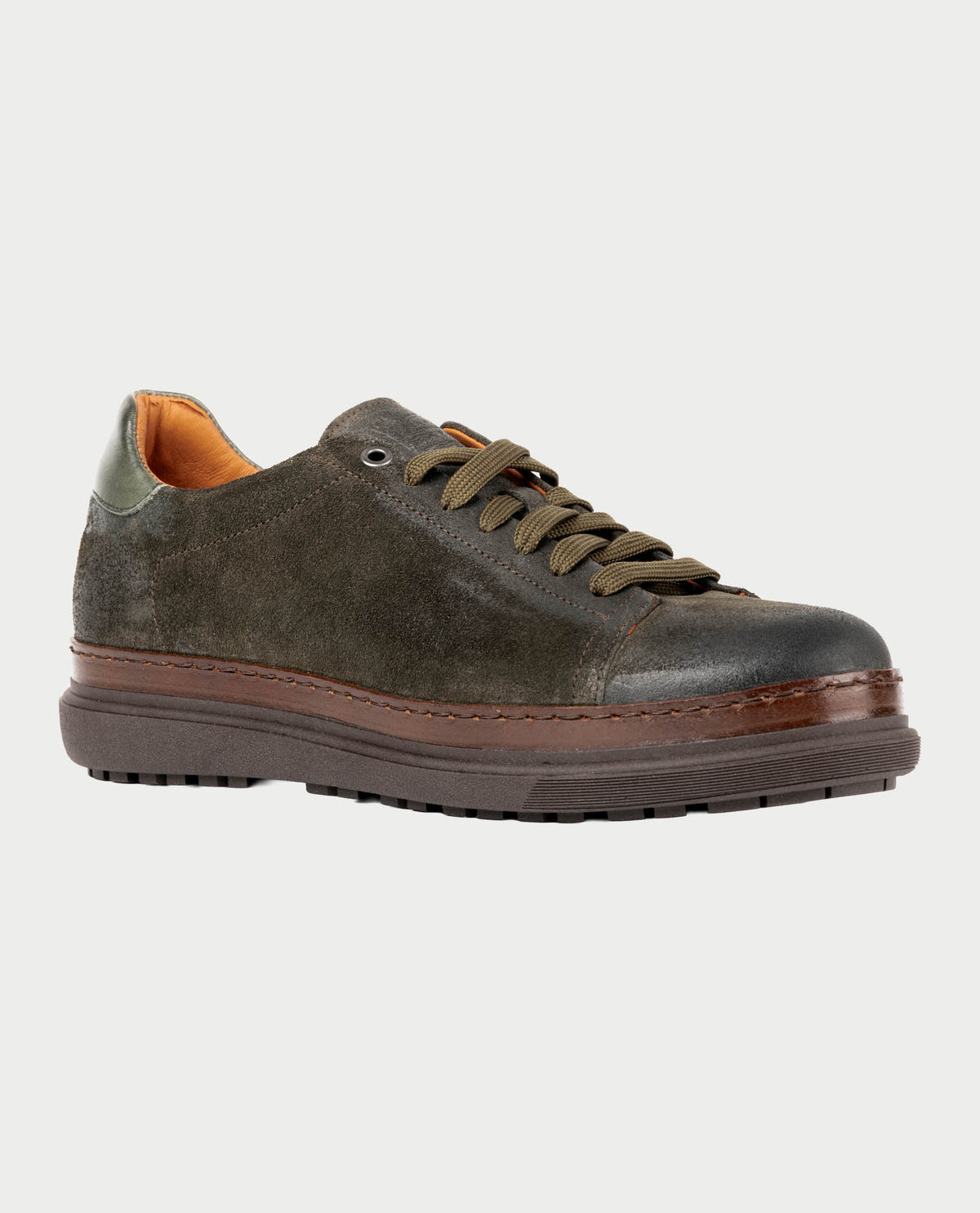Sneakers uomo Exton in pelle scamosciata 