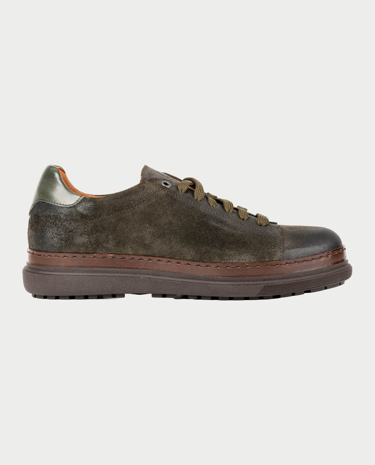 Sneakers uomo Exton in pelle scamosciata 