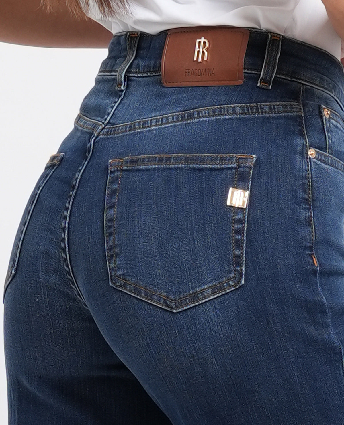 Jeans donna Fracomina lavaggio blu scuro 