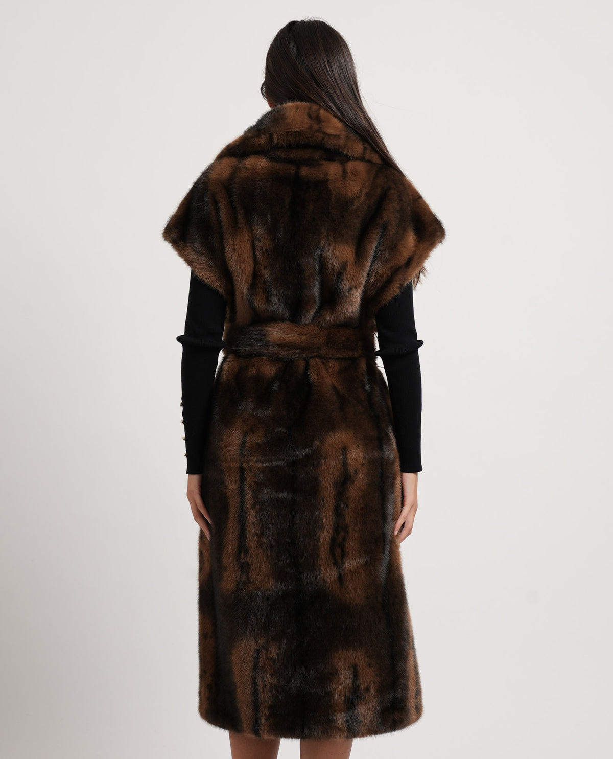 Cappotto lungo Fracomina senza maniche 