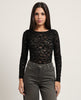 Body Fracomina in pizzo slim fit
