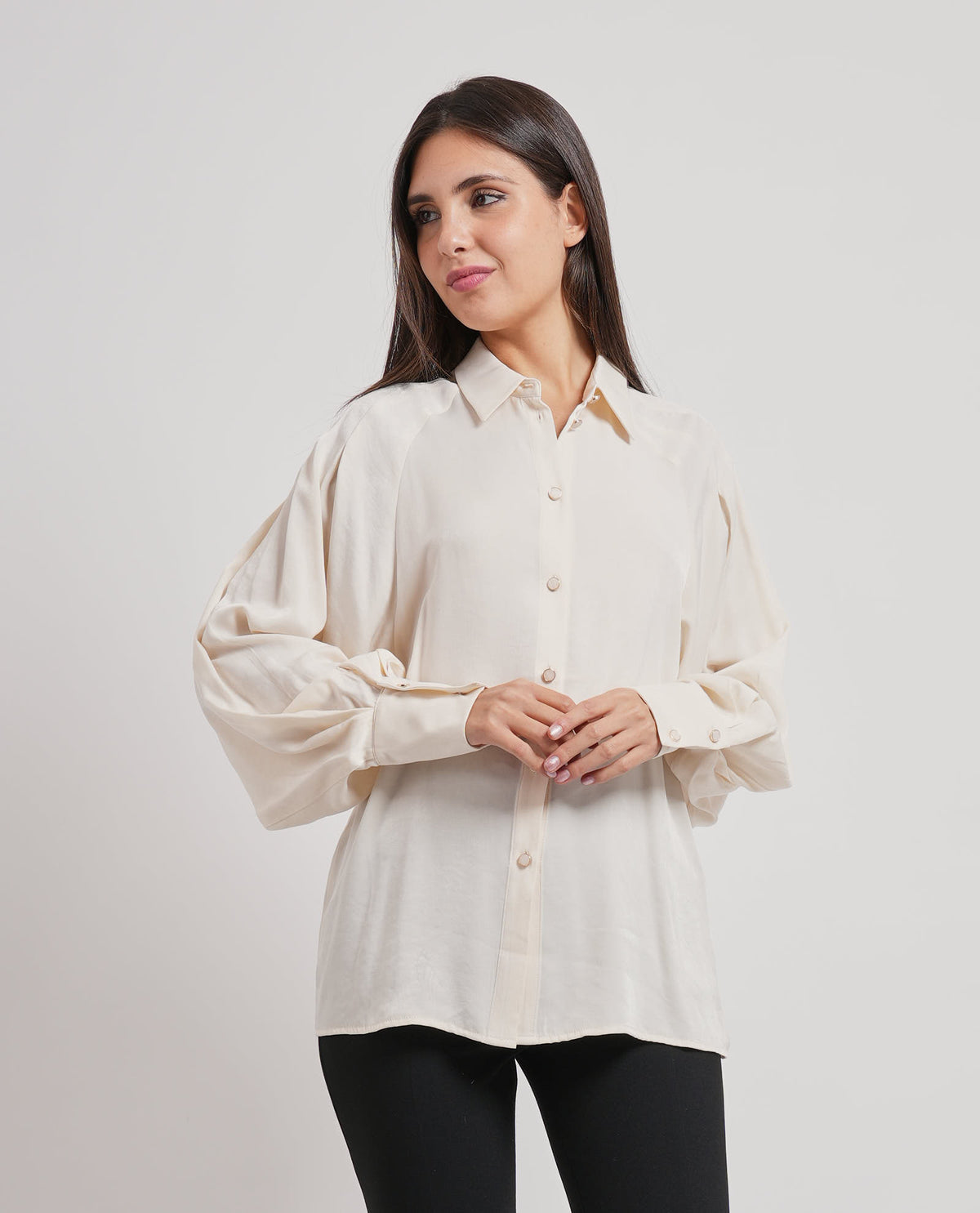 Camicia flare con viscosa Fracomina donna 