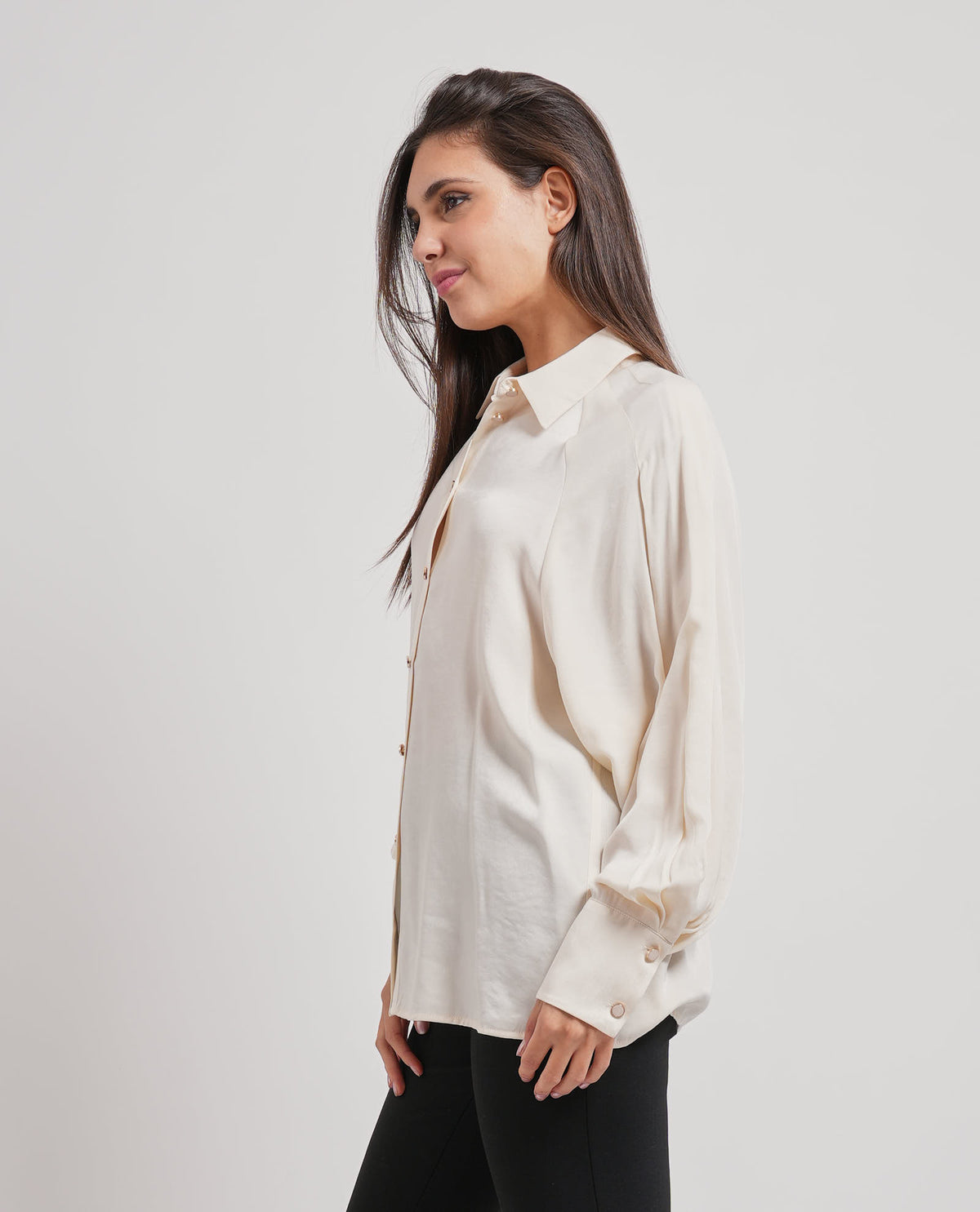 Camicia flare con viscosa Fracomina donna 