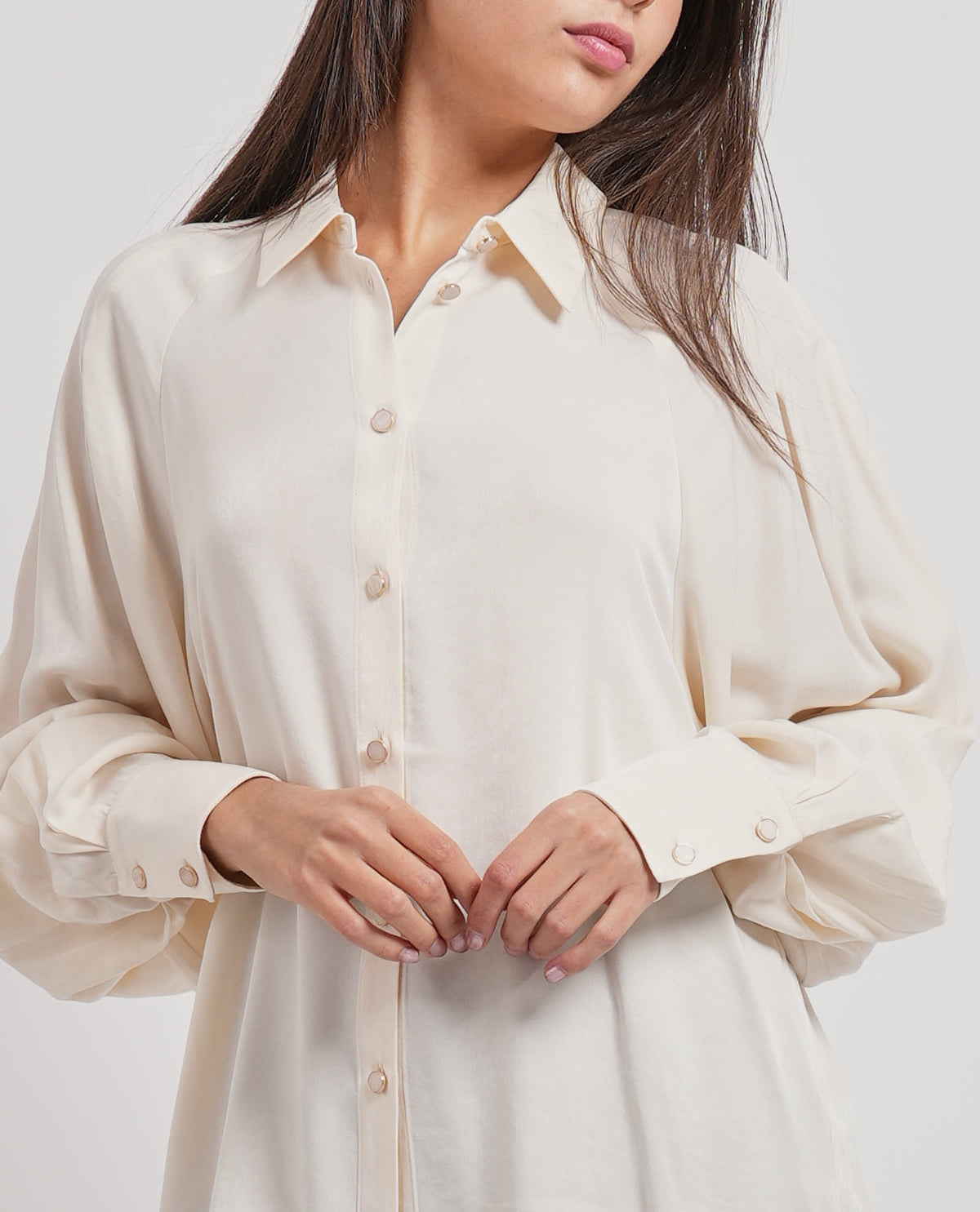 Camicia flare con viscosa Fracomina donna 