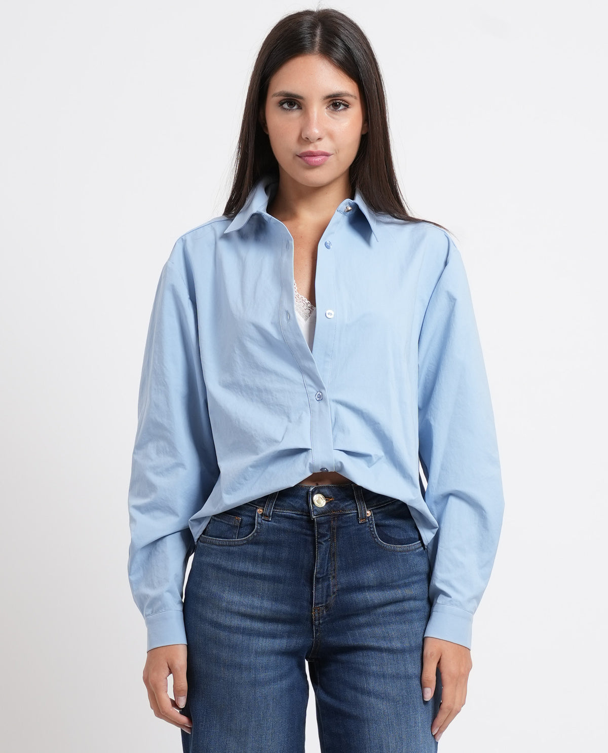 Camicia cropped donna Fracomina 